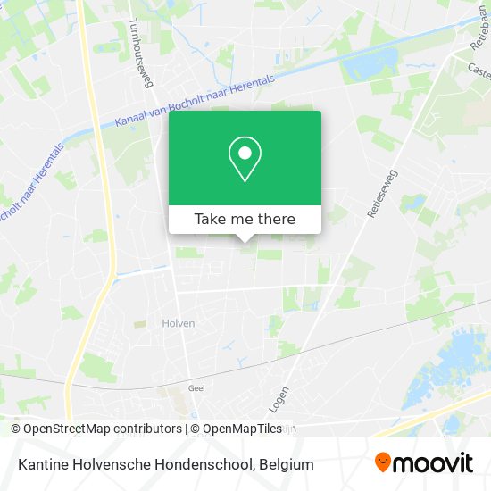 Kantine Holvensche Hondenschool map