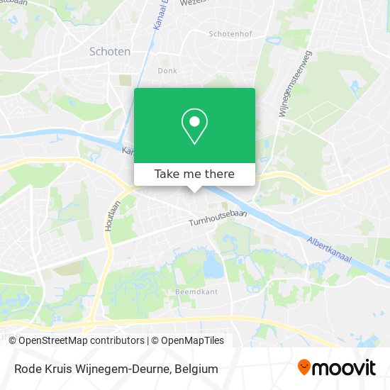 Rode Kruis Wijnegem-Deurne plan