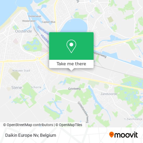 Daikin Europe Nv map