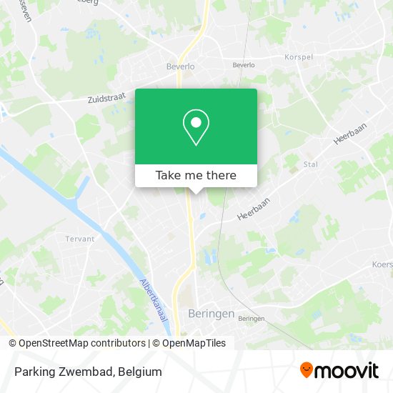 Parking Zwembad map