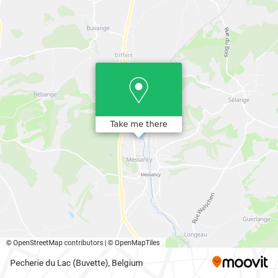 Pecherie du Lac (Buvette) plan