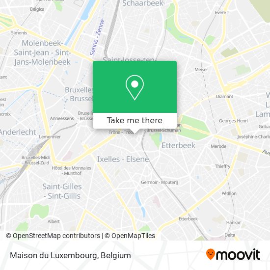 Maison du Luxembourg map