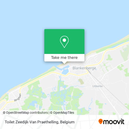 Toilet Zeedijk-Van Praethelling map