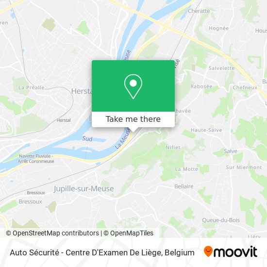 Auto Sécurité - Centre D'Examen De Liège plan