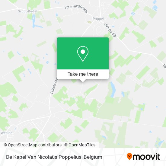 De Kapel Van Nicolaüs Poppelius map