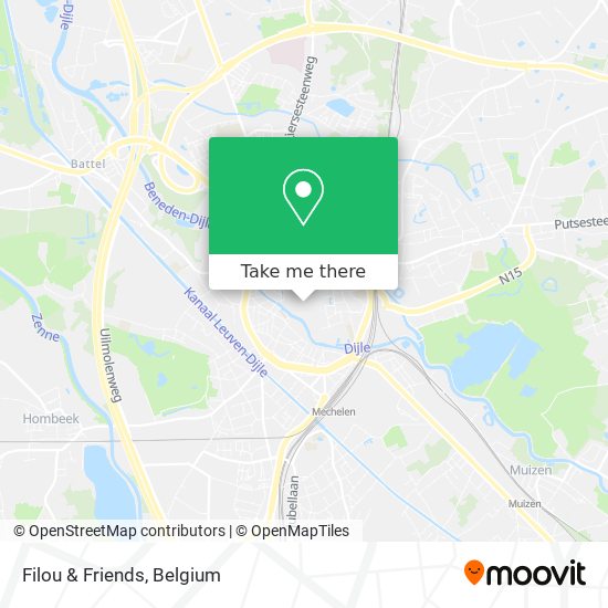 Filou & Friends map