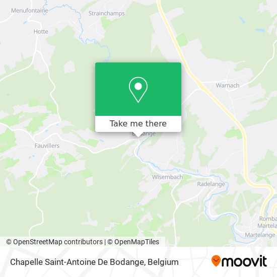 Chapelle Saint-Antoine De Bodange plan