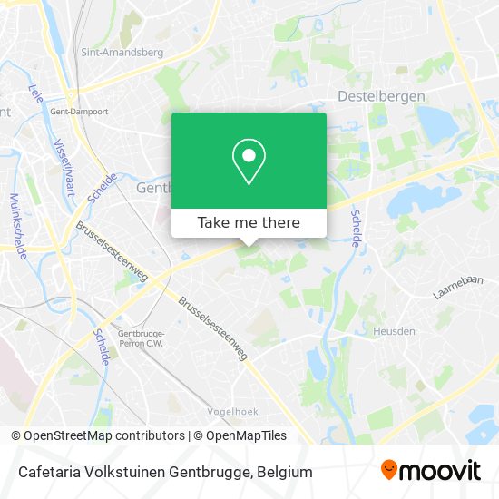 Cafetaria Volkstuinen Gentbrugge map