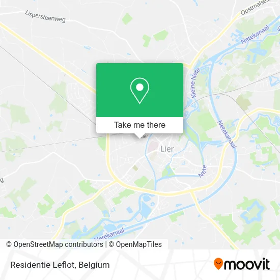 Residentie Leflot map