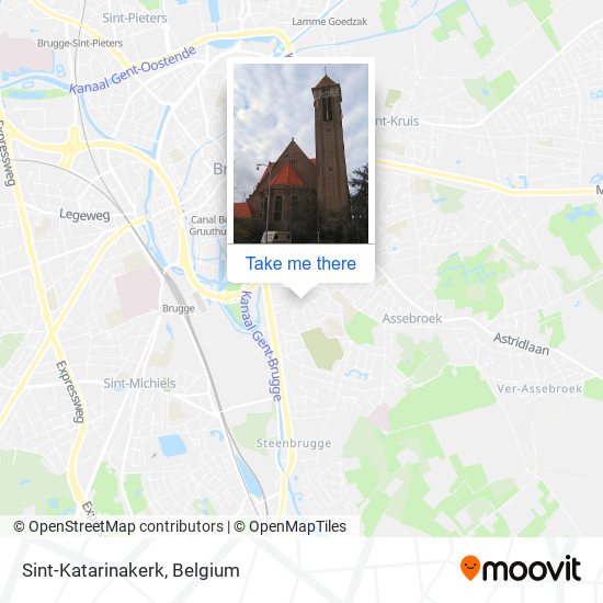 Sint-Katarinakerk map