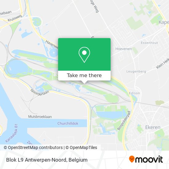 Blok L9 Antwerpen-Noord map