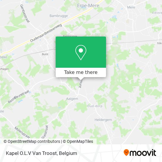 Kapel O.L.V Van Troost map