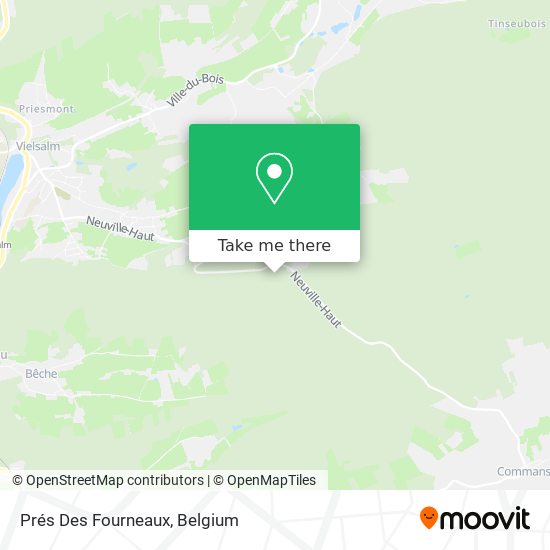 Prés Des Fourneaux map