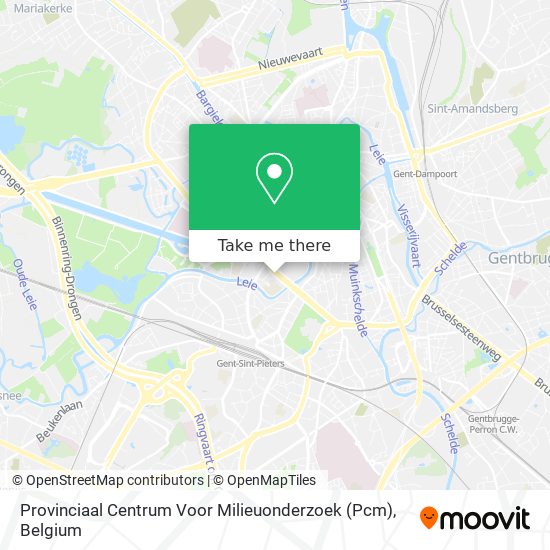 Provinciaal Centrum Voor Milieuonderzoek (Pcm) plan