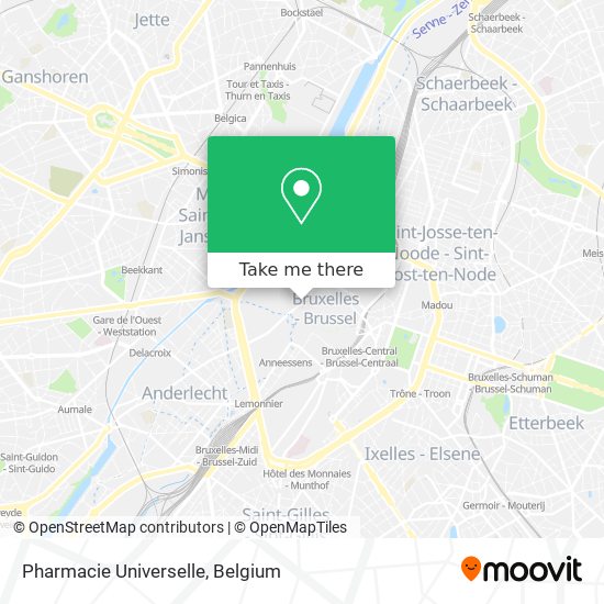 Pharmacie Universelle map