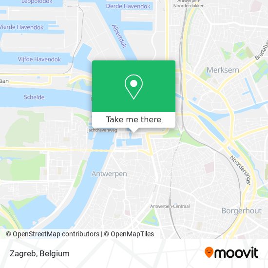 Zagreb map