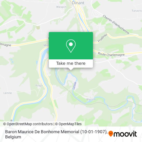 Baron Maurice De Bonhome Memorial (10-01-1907) map