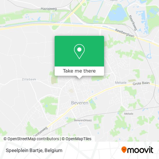 Speelplein Bartje map