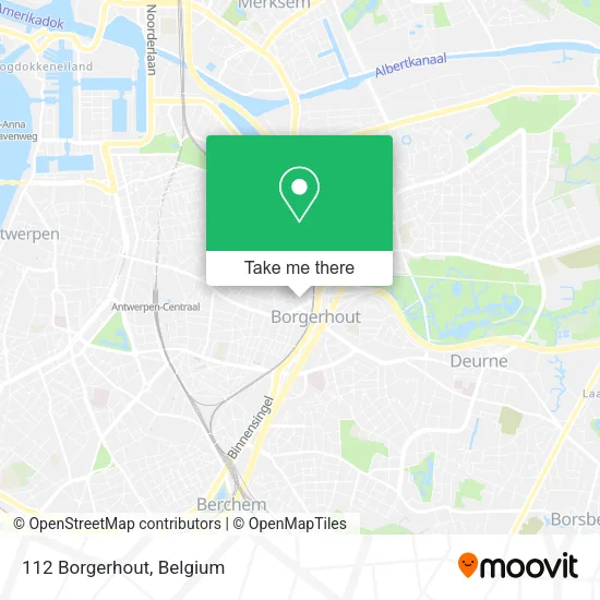 112 Borgerhout map
