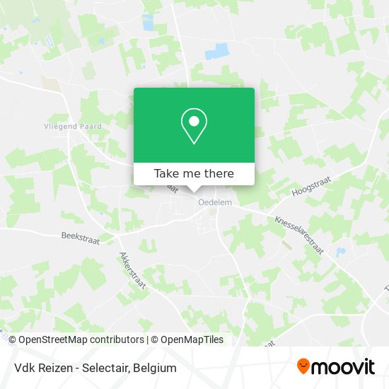 Vdk Reizen - Selectair map