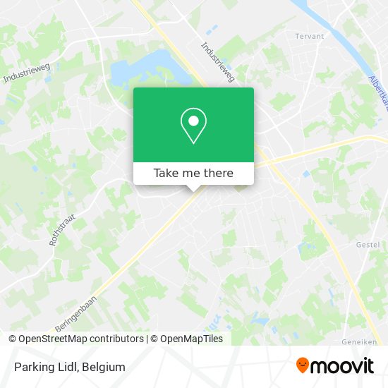 Parking Lidl map