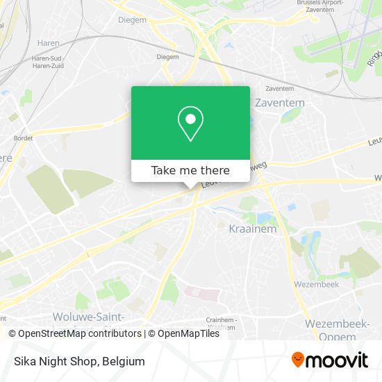 Sika Night Shop map