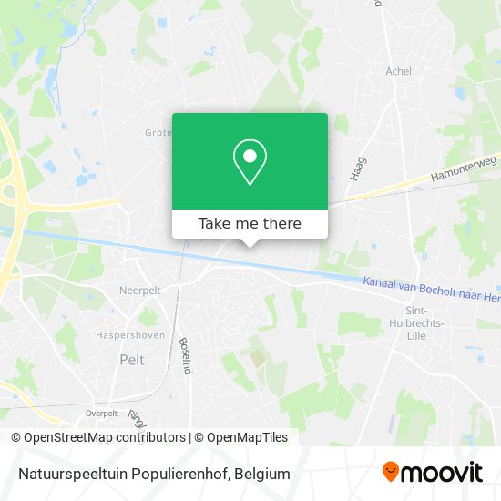 Natuurspeeltuin Populierenhof map
