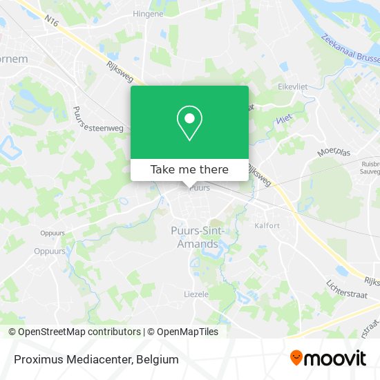 Proximus Mediacenter map