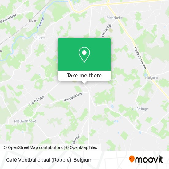 Café Voetballokaal (Robbie) plan