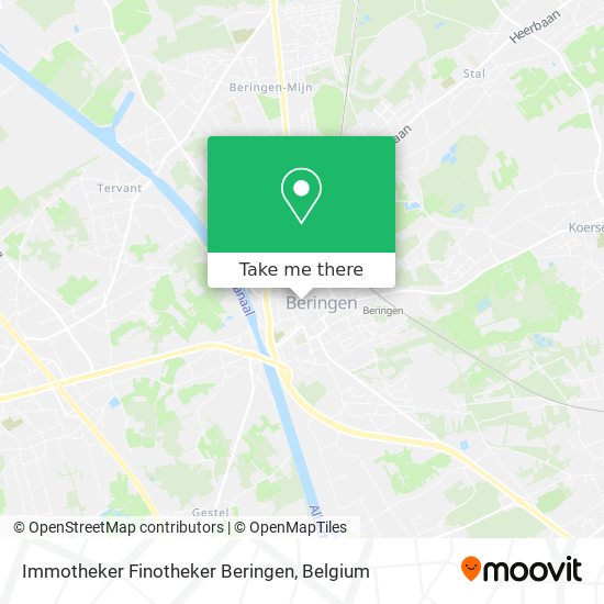 Immotheker Finotheker Beringen map