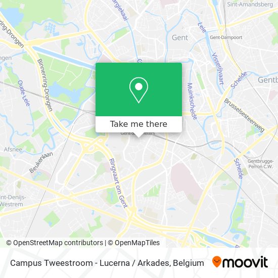 Campus Tweestroom - Lucerna / Arkades map