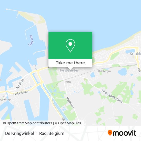 De Kringwinkel 'T Rad map