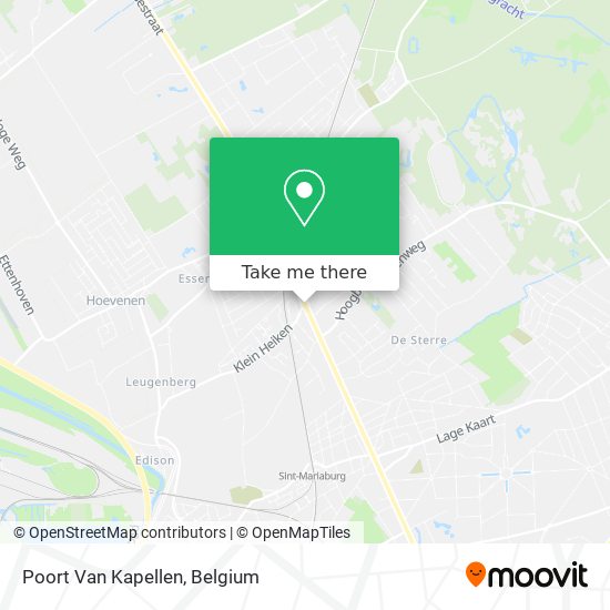 Poort Van Kapellen plan