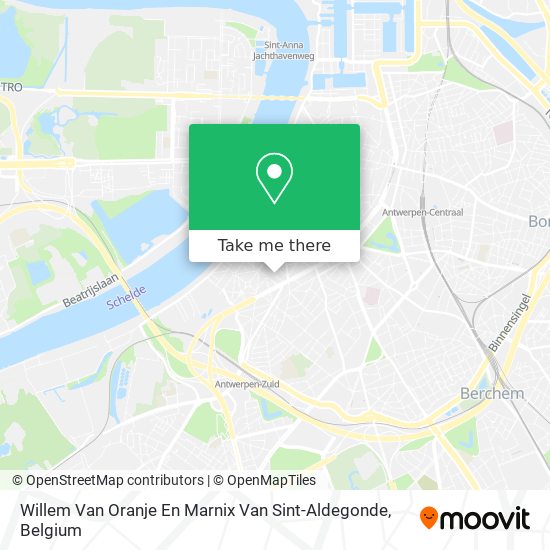 Willem Van Oranje En Marnix Van Sint-Aldegonde map