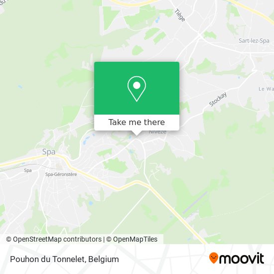 Pouhon du Tonnelet plan