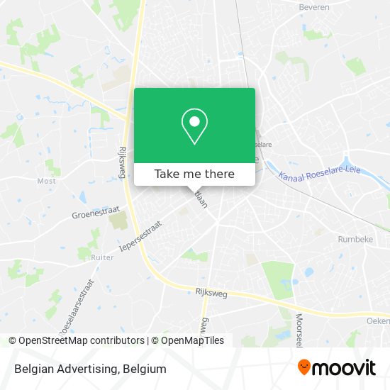 Belgian Advertising map