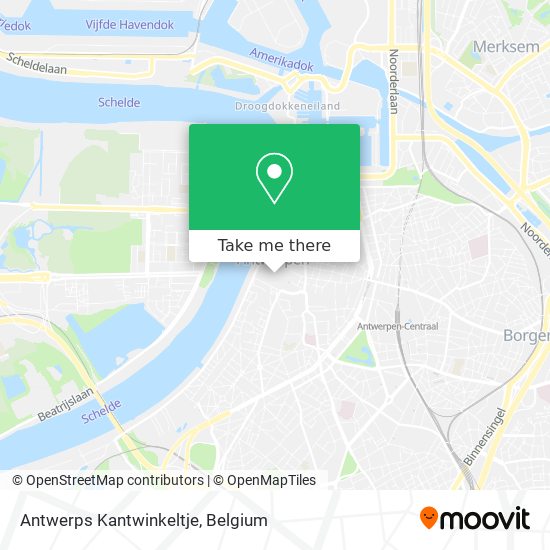 Antwerps Kantwinkeltje map