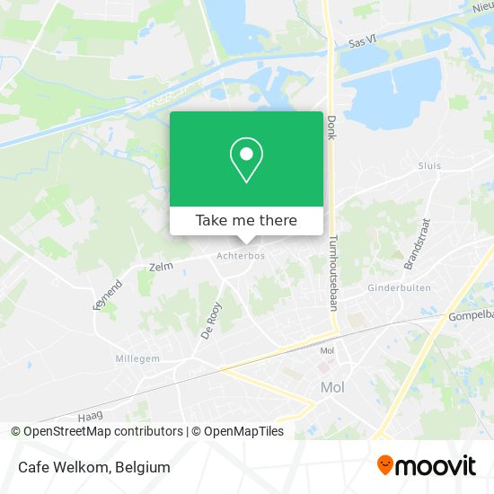 Cafe Welkom map