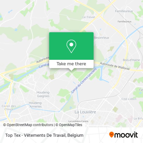 Top Tex - Vêtements De Travail map