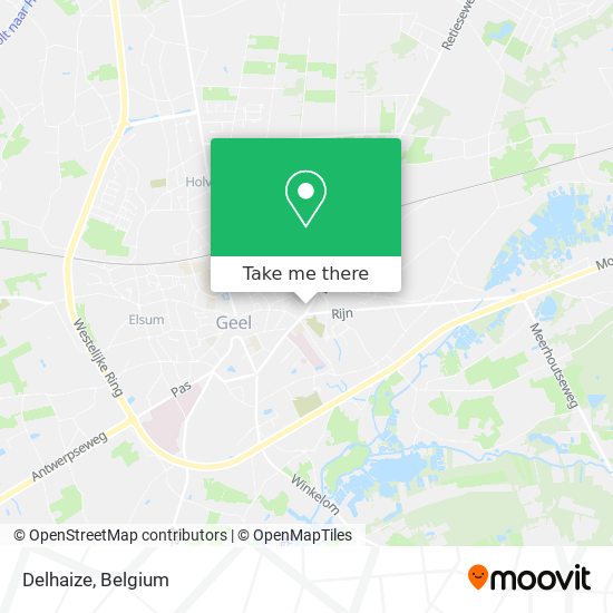 Delhaize map