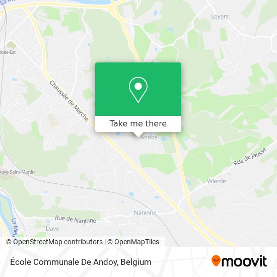 École Communale De Andoy map