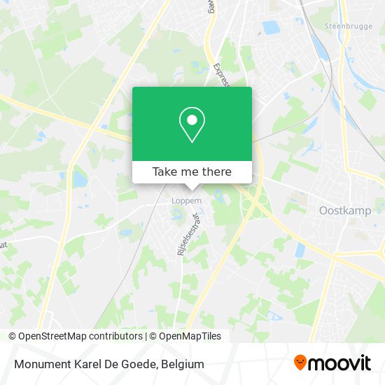 Monument Karel De Goede plan