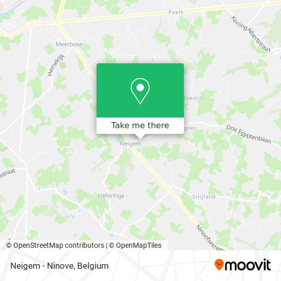 Neigem - Ninove map