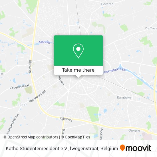 Katho Studentenresidentie Vijfwegenstraat plan