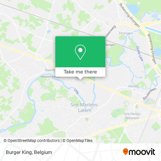 Burger King map