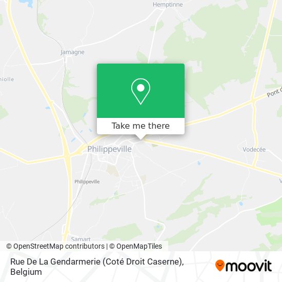 Rue De La Gendarmerie (Coté Droit Caserne) map