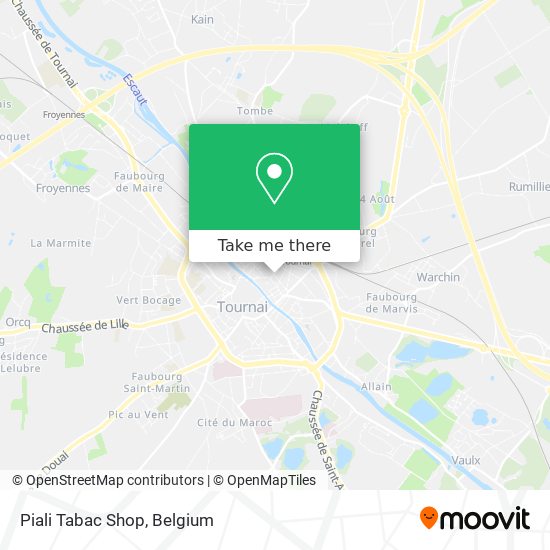 Piali Tabac Shop map