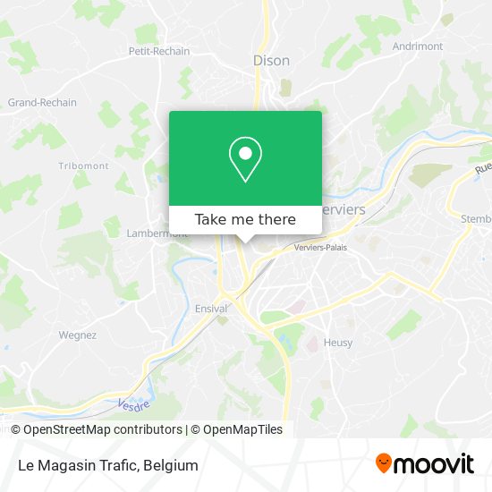 Le Magasin Trafic map