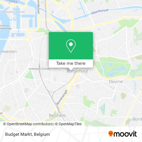 Budget Markt map