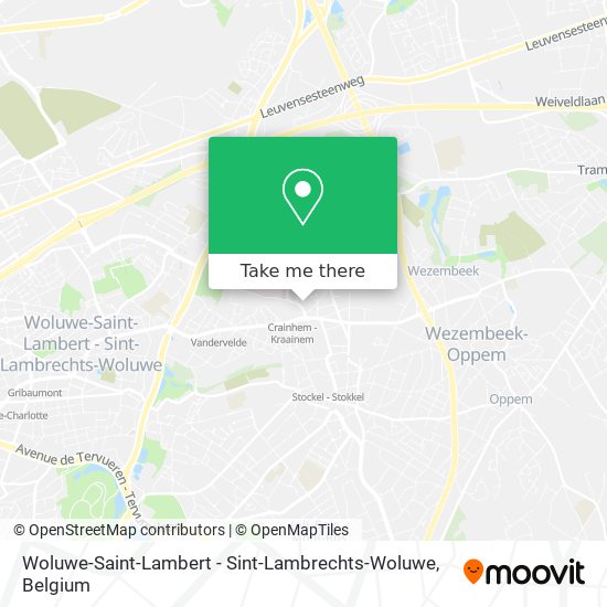Woluwe-Saint-Lambert - Sint-Lambrechts-Woluwe map